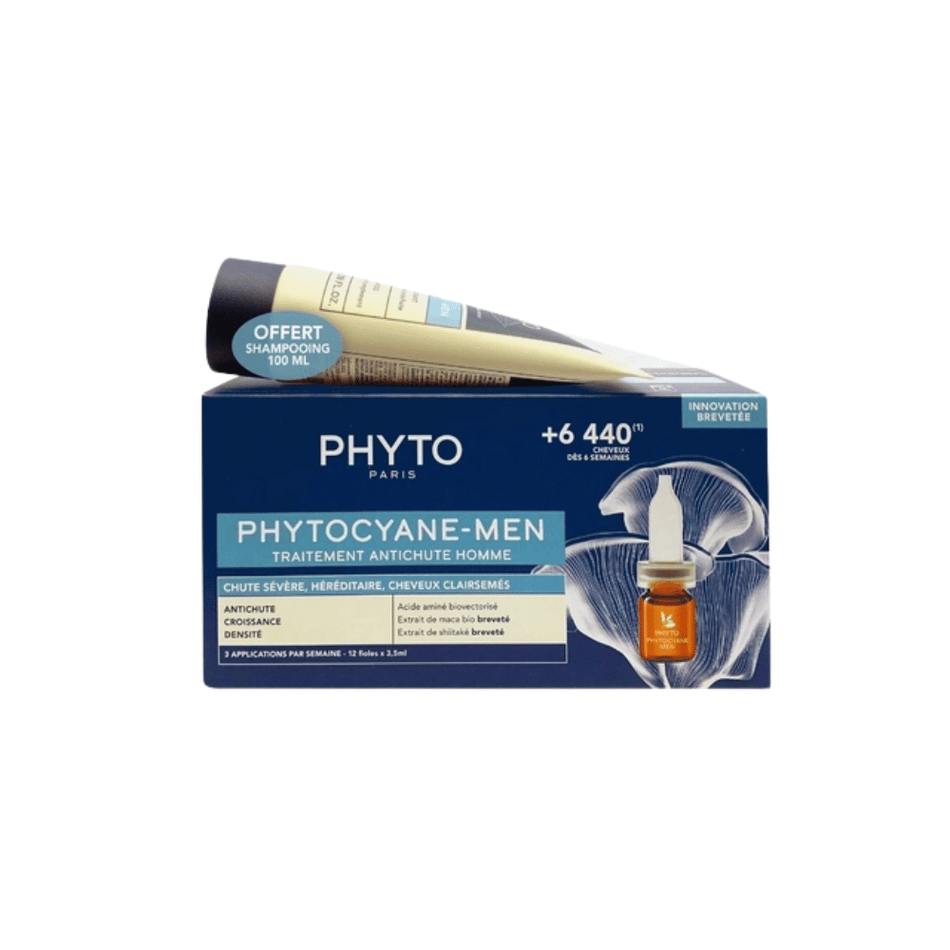 Phyto Phytocyane Phyto Cyan Mens Treatment + Shampoo Kit- Lillys Pharmacy and Health Store