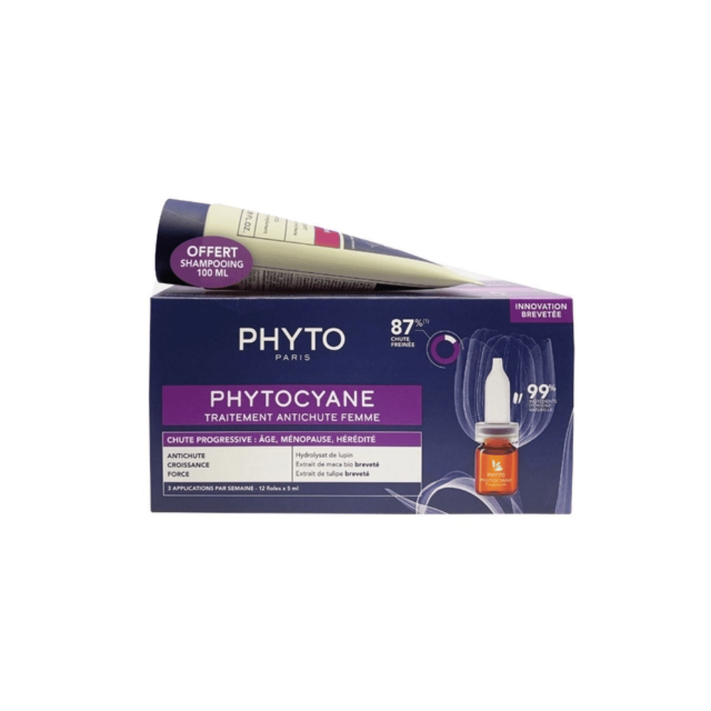 Phyto Phytocyane Progressive Treatment + Shampoo Kit- Lillys Pharmacy and Health Store
