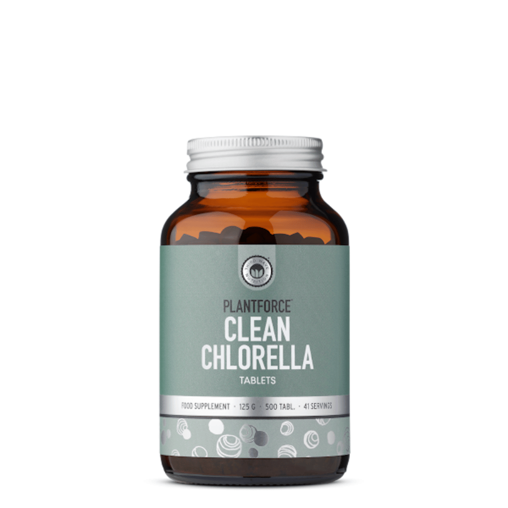 Plantforce Clean Chlorella 500 tabs- Lillys Pharmacy and Health Store