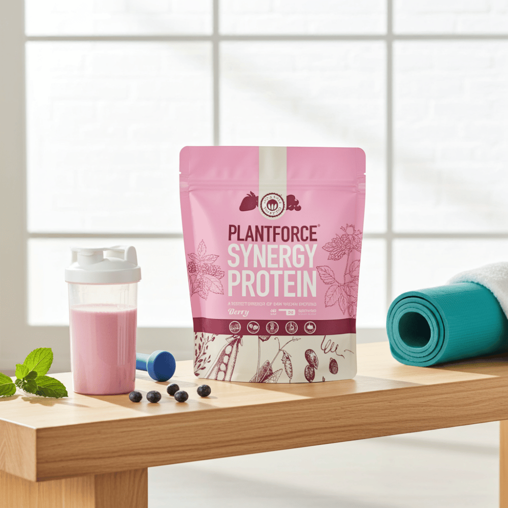 Plantforce Synergy Protein - Berry 400g- Lillys Pharmacy and Health Store