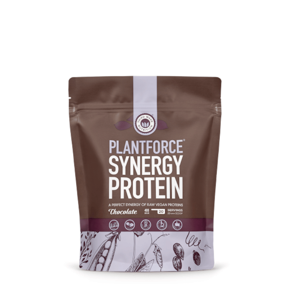 Plantforce Synergy Protein - Chocolate 400g- Lillys Pharmacy and Health Store