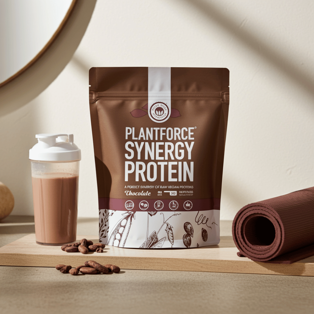 Plantforce Synergy Protein - Chocolate 400g- Lillys Pharmacy and Health Store