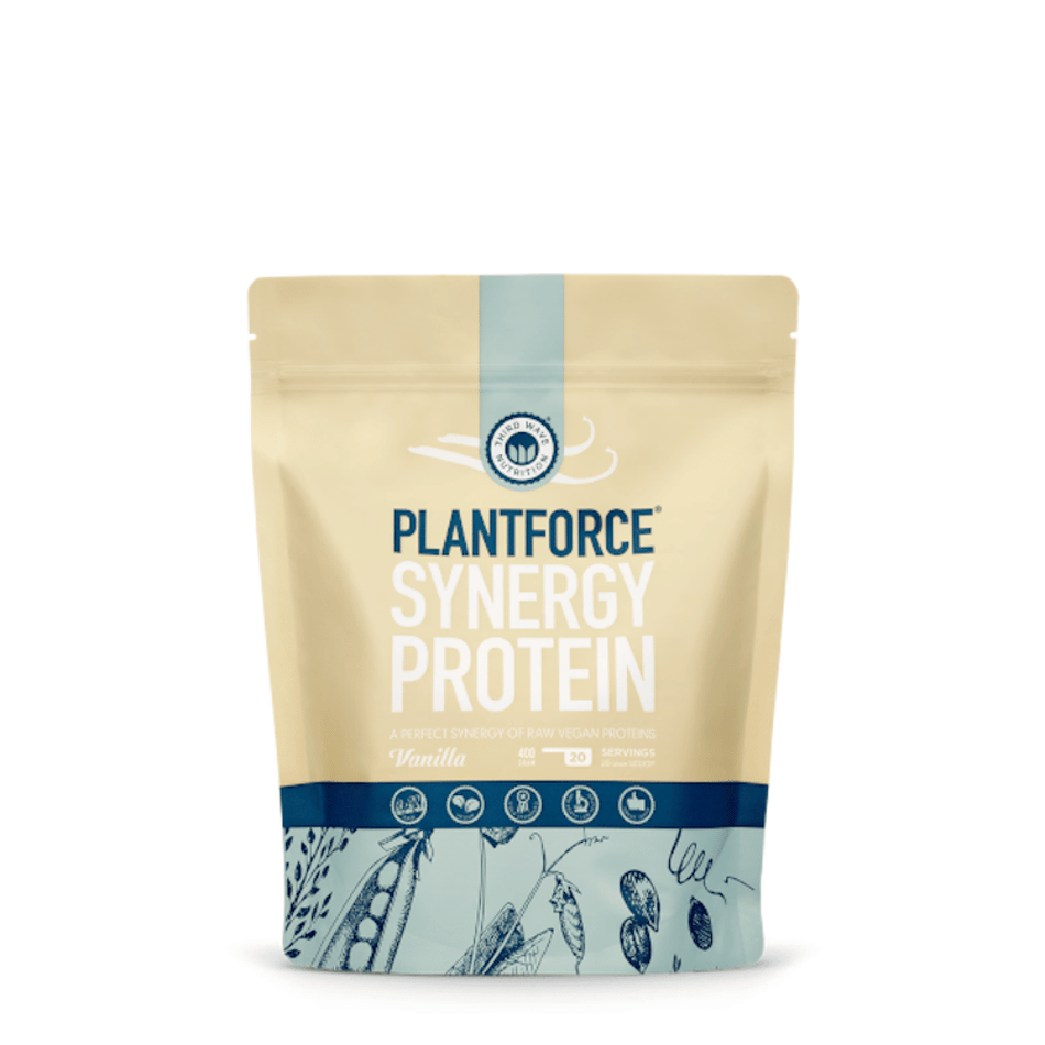 Plantforce Synergy Protein - Vanilla 400g- Lillys Pharmacy and Health Store