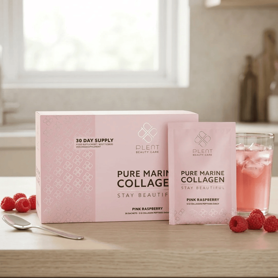 Plent Plent Marine Collagen Pink Raspberry Box 30 sachets- Lillys Pharmacy and Health Store