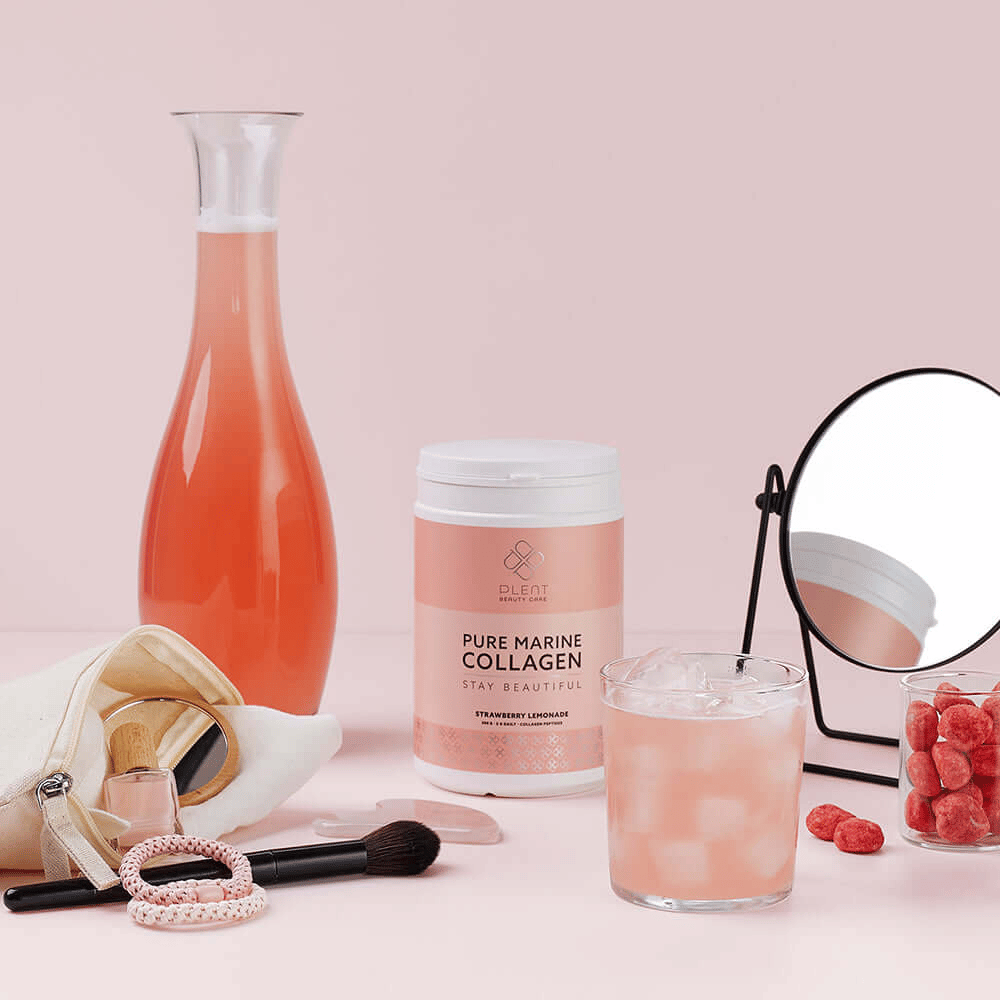 Plent Plent Marine Collagen Strawberry Lemonade 300g- Lillys Pharmacy and Health Store