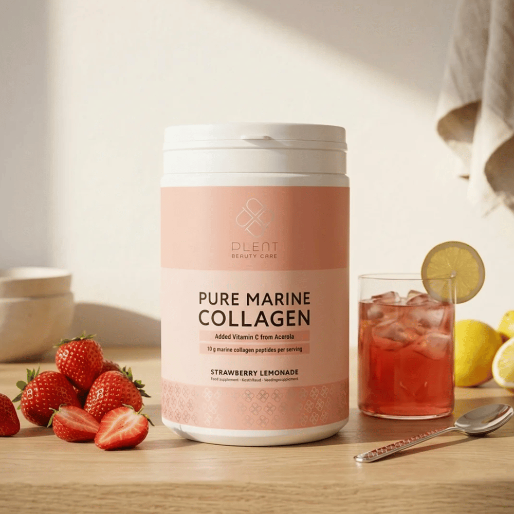 Plent Plent Marine Collagen Strawberry Lemonade 300g- Lillys Pharmacy and Health Store