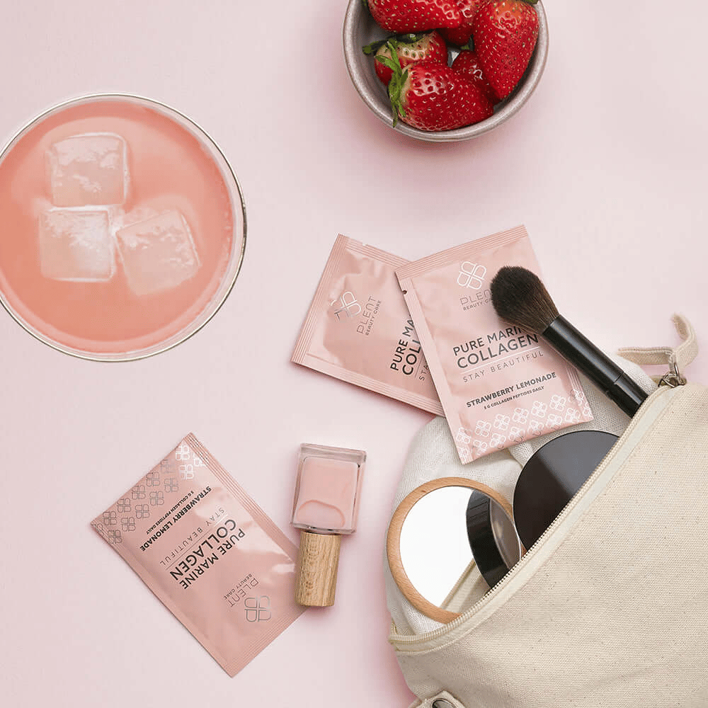 Plent Plent Marine Collagen Strawberry Lemonade 30sachets- Lillys Pharmacy and Health Store