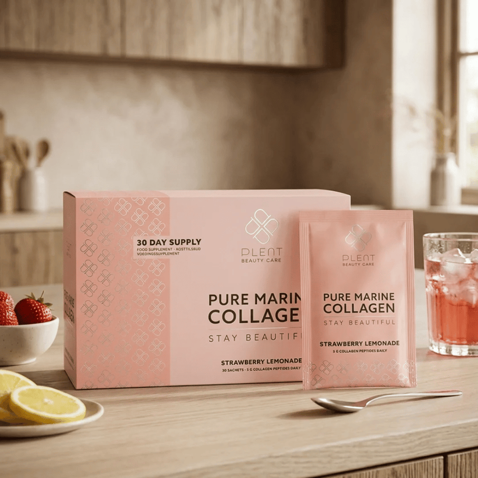 Plent Plent Marine Collagen Strawberry Lemonade 30sachets- Lillys Pharmacy and Health Store