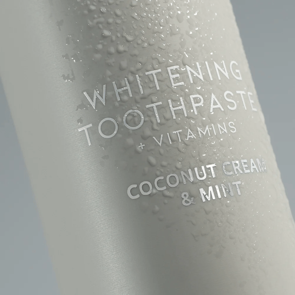Polished London Prebiotic Whitening Coconut Cream & Mint Toothpaste 75ml- Lillys Pharmacy and Health Store