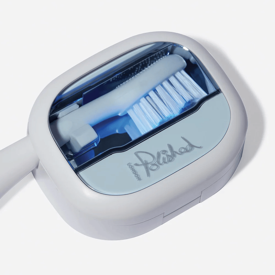 Polished London White UV-C Toothbrush Steriliser- Lillys Pharmacy and Health Store