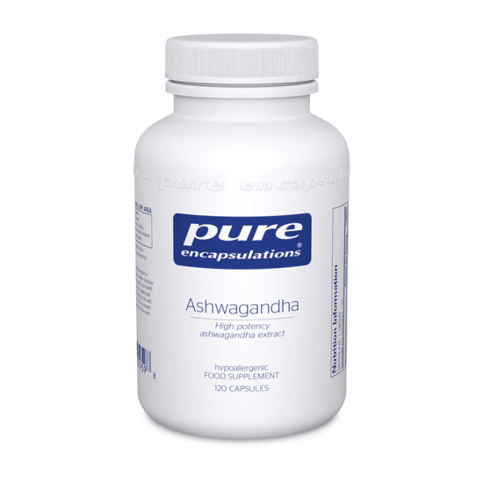 Pure Encapsulations Ashwagandha 120s- Lillys Pharmacy and Health Store