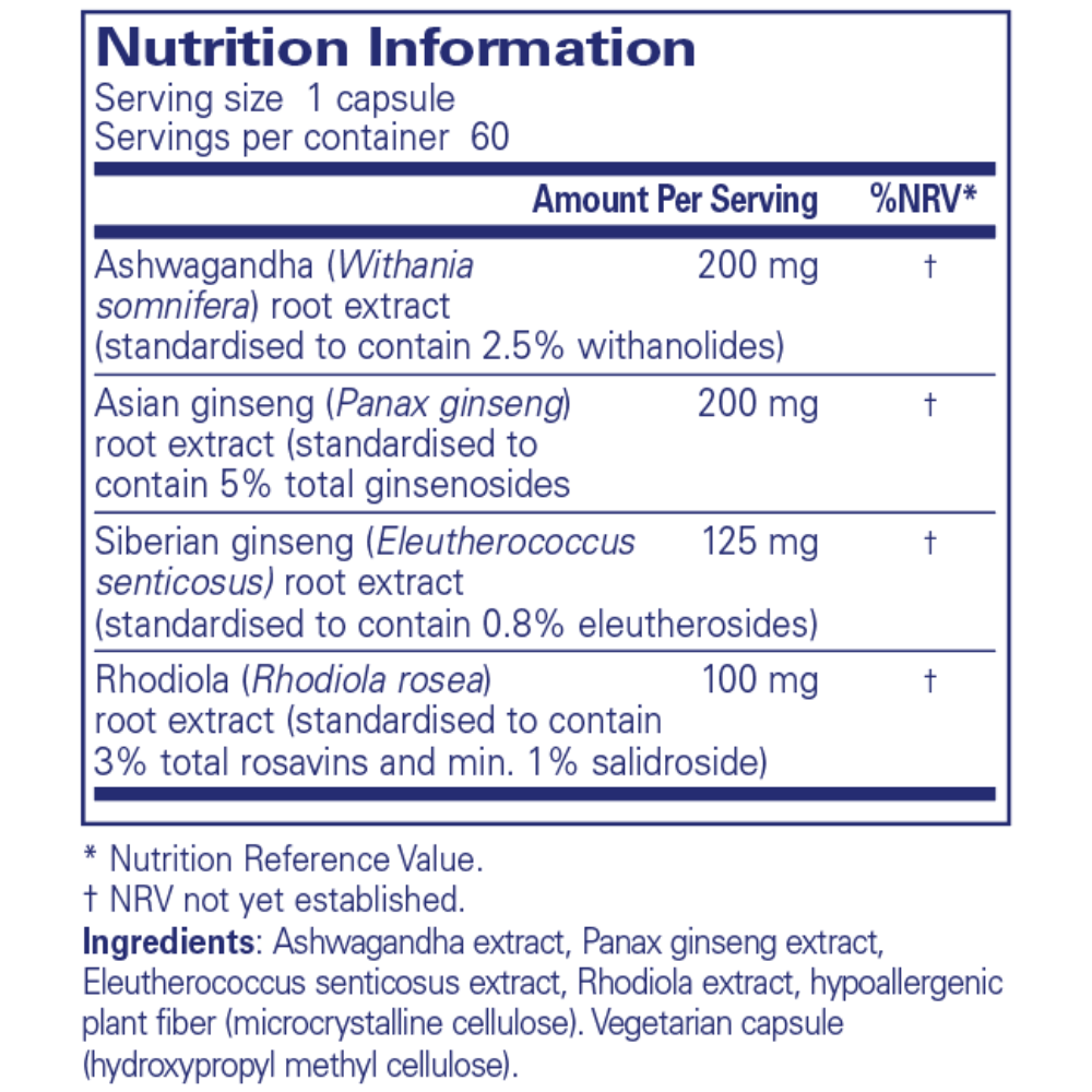 Pure Encapsulations Ashwagandha Xtra 60's- Lillys Pharmacy and Health Store