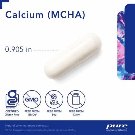 Pure Encapsulations Calcium (MCHA) 180's- Lillys Pharmacy and Health Store
