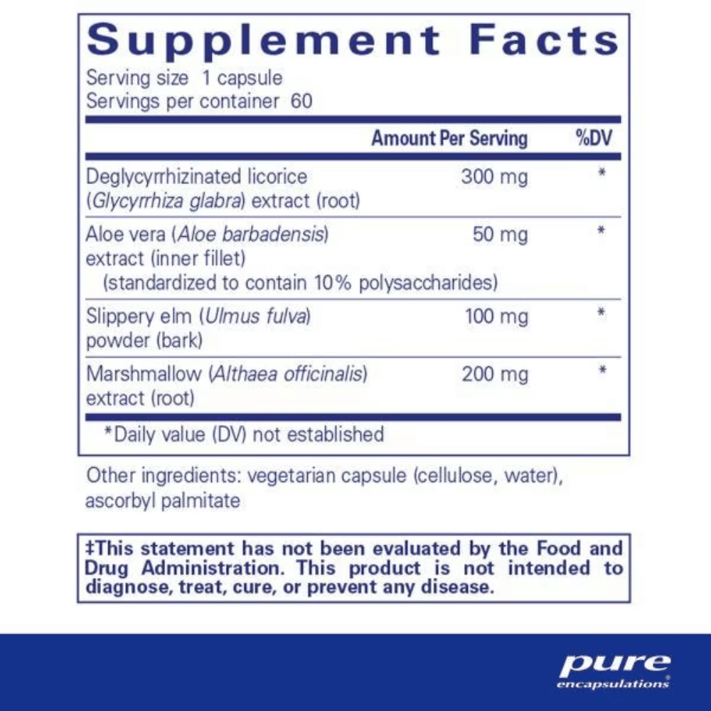 Pure Encapsulations DGL Plus 60's- Lillys Pharmacy and Health Store