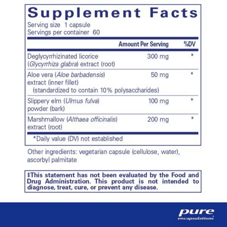 Pure Encapsulations DGL Plus 60's- Lillys Pharmacy and Health Store