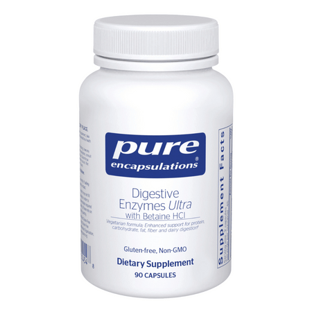 Pure Encapsulations Digestive Enzymes Ultra with Betaine HCl 90's- Lillys Pharmacy and Health Store