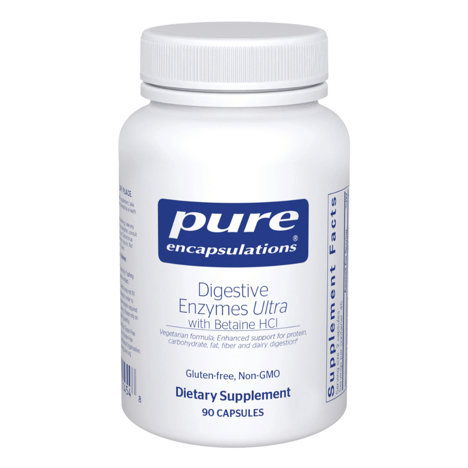 Pure Encapsulations Digestive Enzymes Ultra with Betaine HCl 90's- Lillys Pharmacy and Health Store