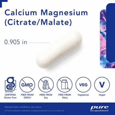 Pure Encapsulations Magnesium (citrate/malate) 180's- Lillys Pharmacy and Health Store