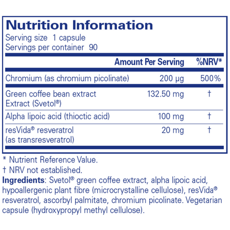 Pure Encapsulations Metabolic Xtra with Svetol® Green Coffee Extract 90's- Lillys Pharmacy and Health Store