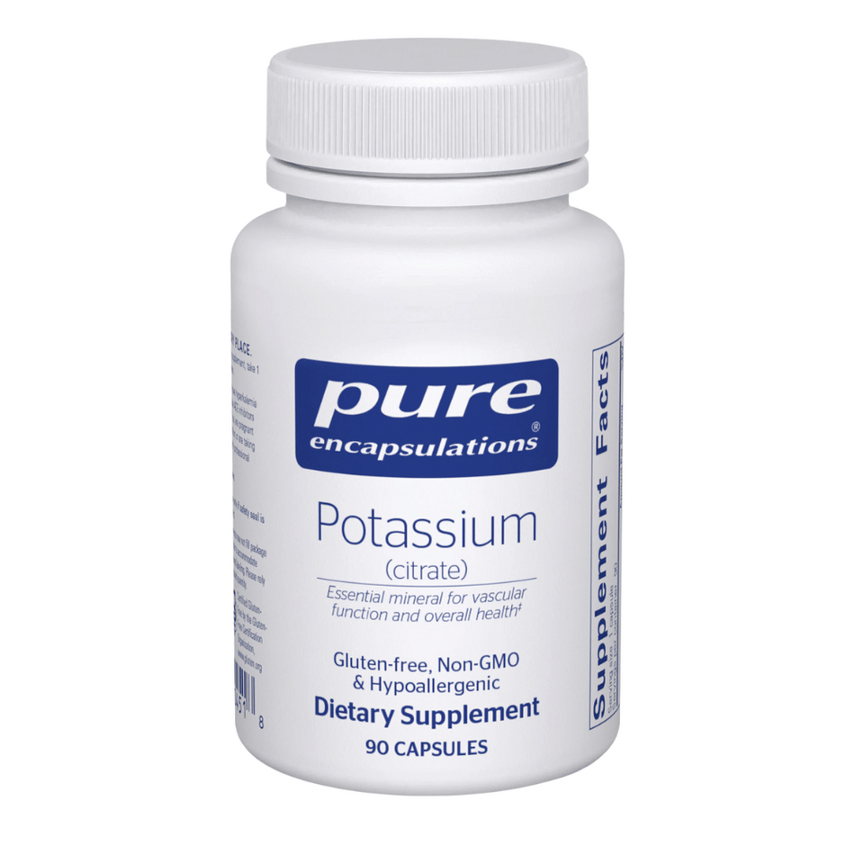 Pure Encapsulations Potassium (citrate) 90's- Lillys Pharmacy and Health Store