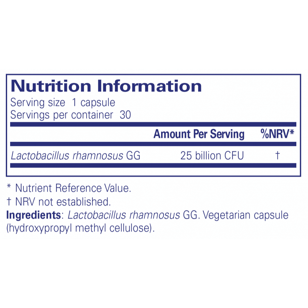 Pure Encapsulations ProFloraGG 25B 30's- Lillys Pharmacy and Health Store