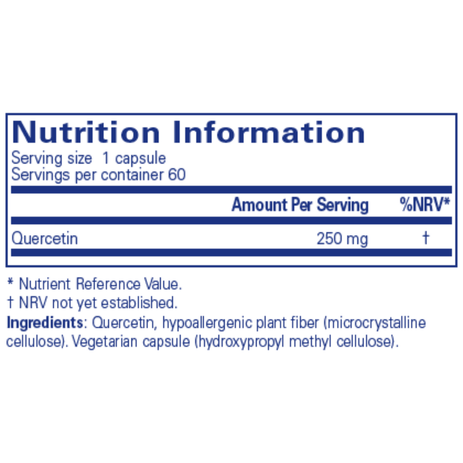 Pure Encapsulations Quercetin 60's- Lillys Pharmacy and Health Store