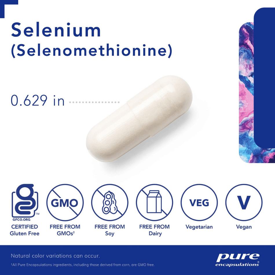Pure Encapsulations Selenium 60's- Lillys Pharmacy and Health Store