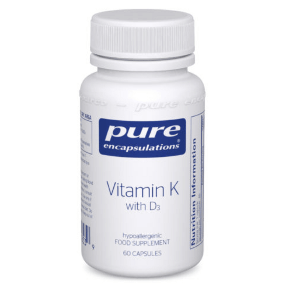 Pure Encapsulations Vitamin K with D3 60's- Lillys Pharmacy and Health Store