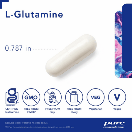 Pure Encapsulations l-Glutamine 500 MG 90's- Lillys Pharmacy and Health Store