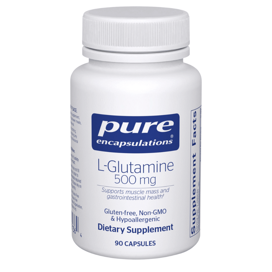 Pure Encapsulations l-Glutamine 500 MG 90's- Lillys Pharmacy and Health Store