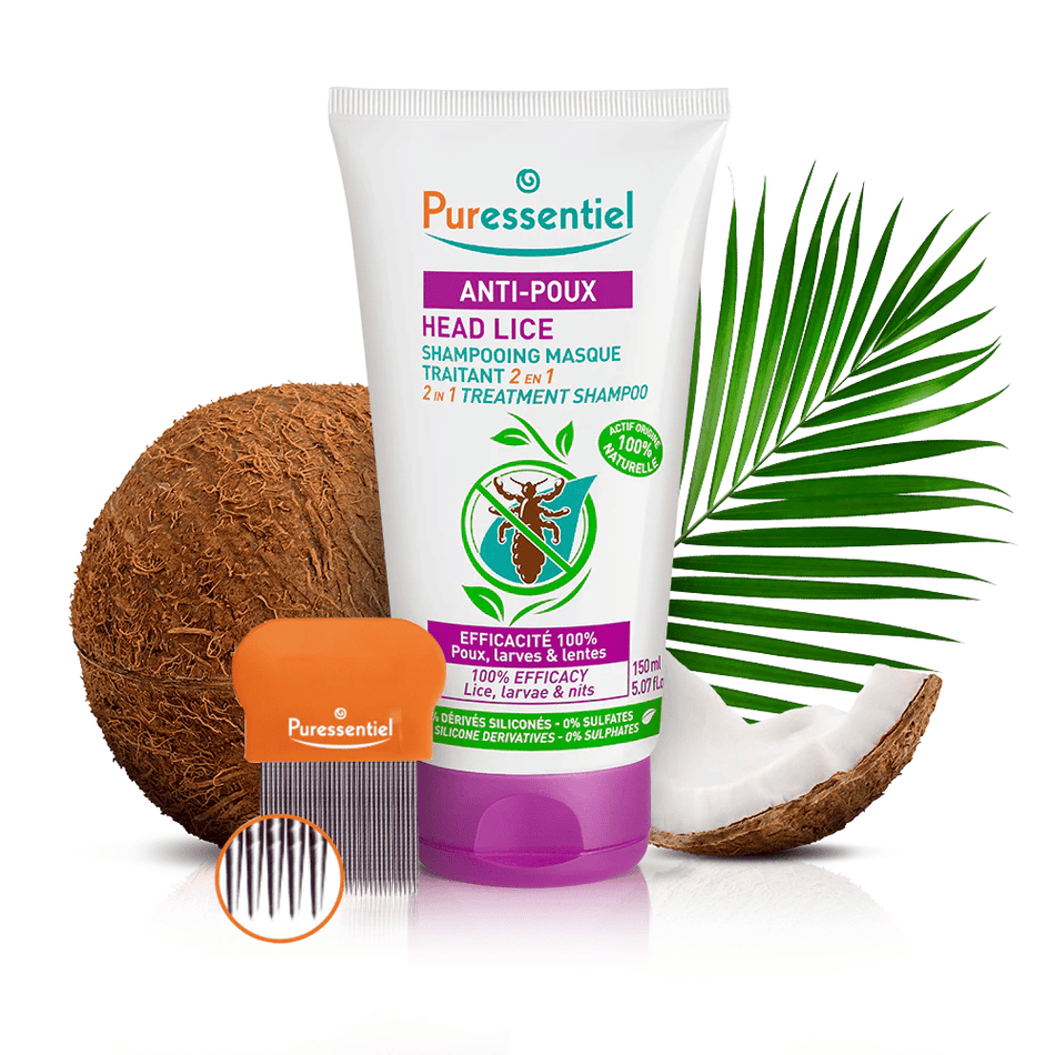 Puressentiel Head Lice 2-in-1 Treatment Shampoo- Lillys Pharmacy and Health Store