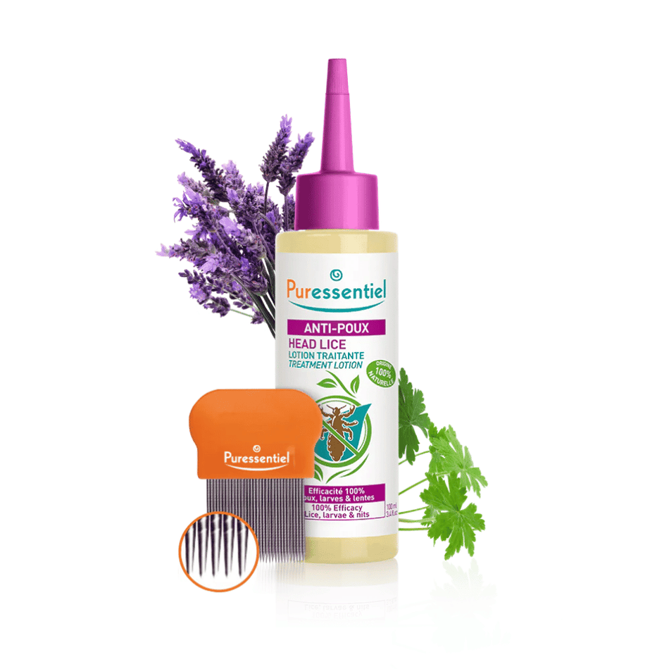 Puressentiel Head Lice Treatment Lotion + Comb- Lillys Pharmacy and Health Store