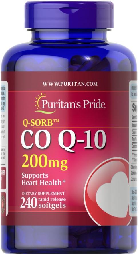 Puritan's Pride CoQ10, 200mg - 240 softgels - Lilly’s Pharmacy & Health Store