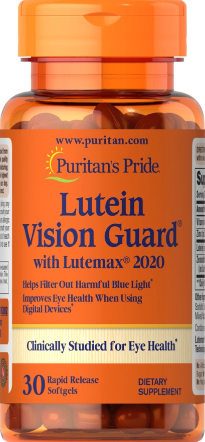 Puritan's Pride Lutein Vision Guard - 30 softgels - Lilly's Pharmacy