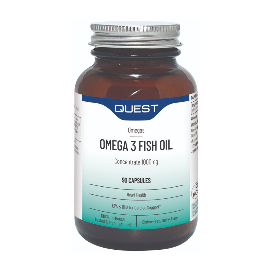 Quest Omega 3 Fish Oil 1000mg 45+45 Extra Free- Lillys Pharmacy and Health Store