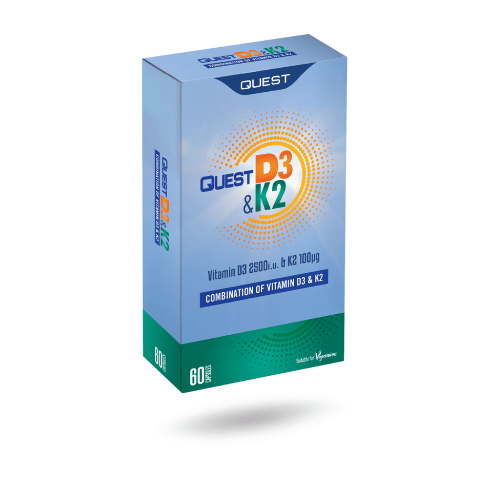 Quest Vitamin D3+K2 60's- Lillys Pharmacy and Health Store