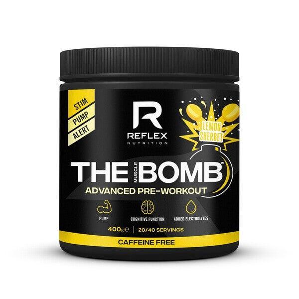 Reflex Nutrition The Muscle Bomb Caffeine Free, Lemon Sherbet - 400g