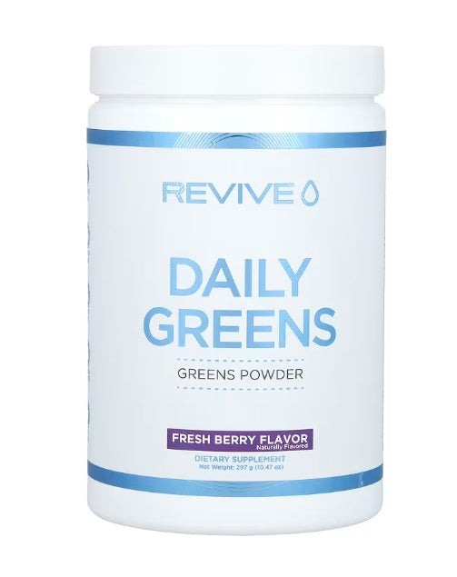 Revive Daily Greens Powder, Fresh Berry (EAN 850030689115) 297g- Lillys Pharmacy and Health Store