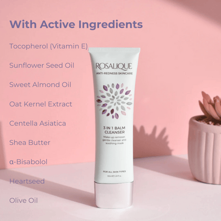 Rosalique 3 in 1 Balm Cleanser 100ml- Lillys Pharmacy and Health Store