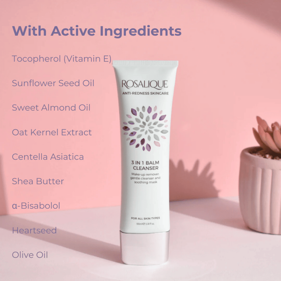 Rosalique 3 in 1 Balm Cleanser 100ml- Lillys Pharmacy and Health Store