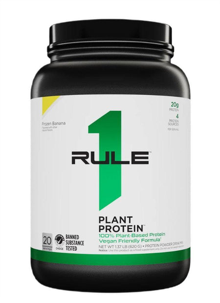 Rule One Plant Protein, Frozen Banana 620g- Lillys Pharmacy and Health Store