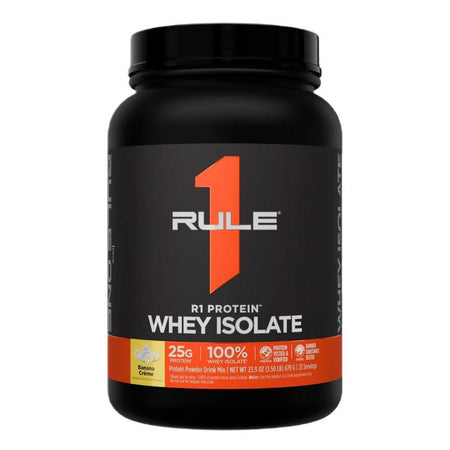 Rule One Whey Isolate, Banana Creme - 679g - Lilly’s Pharmacy & Health Store