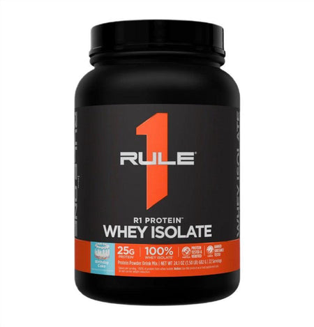 Rule One Whey Isolate, Birthday Cake - 682g - Lilly’s Pharmacy & Health Store