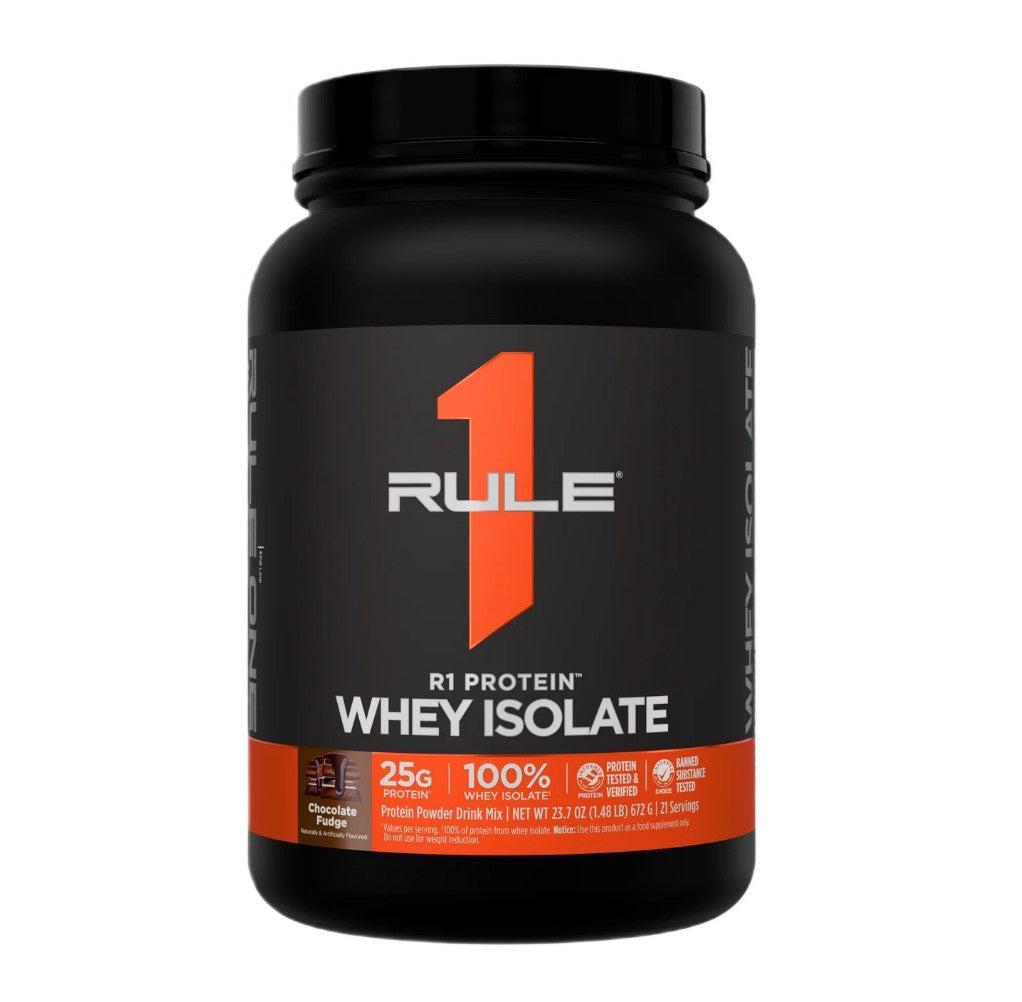 Rule One Whey Isolate, Chocolate Fudge - 672g - Lilly’s Pharmacy & Health Store