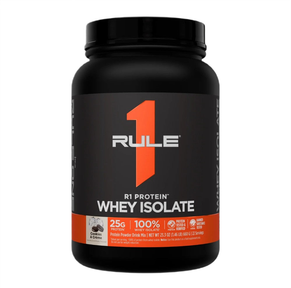 Rule One Whey Isolate, Cookies & Creme - 660g - Lilly’s Pharmacy & Health Store