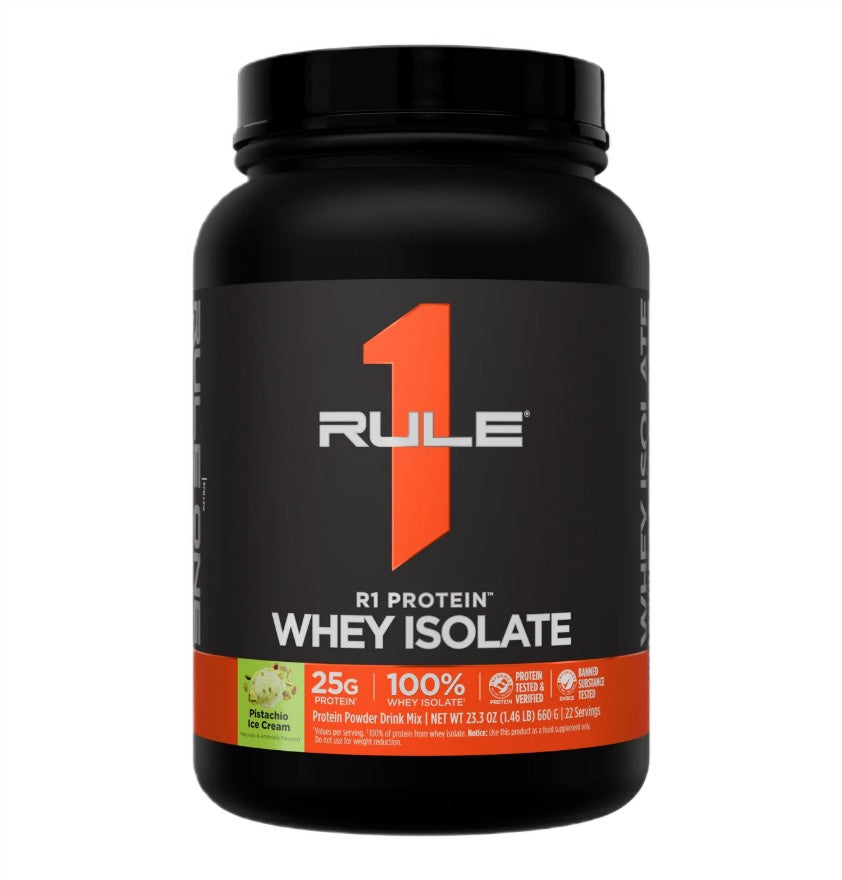 Rule One Whey Isolate, Pistachio Ice Cream - 660g - Lilly’s Pharmacy & Health Store