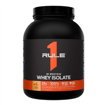 Rule One Whey Isolate, Salted Caramel - 1340g - Lilly’s Pharmacy & Health Store