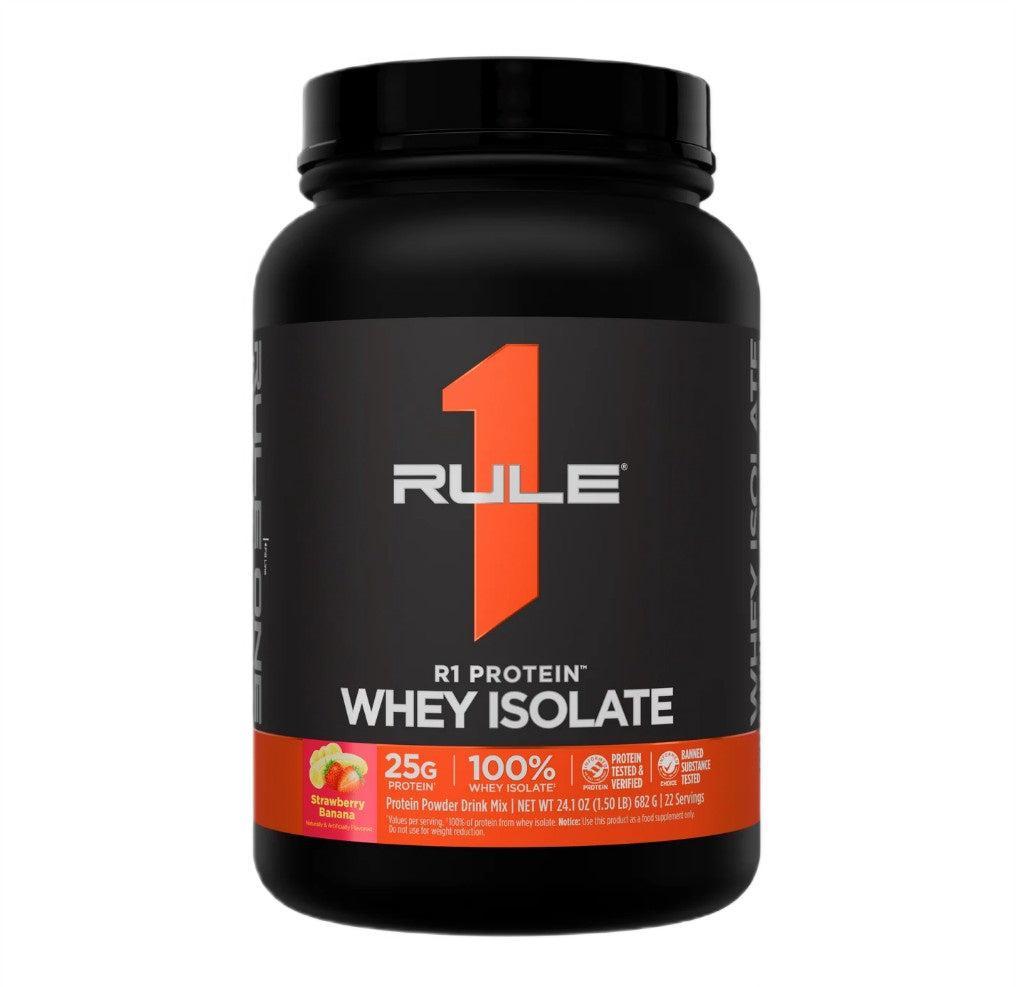 Rule One Whey Isolate, Strawberry Banana - 682g - Lilly’s Pharmacy & Health Store