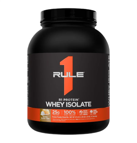 Rule One Whey Isolate, Vanilla Butter Cake - 1350g - Lilly’s Pharmacy & Health Store