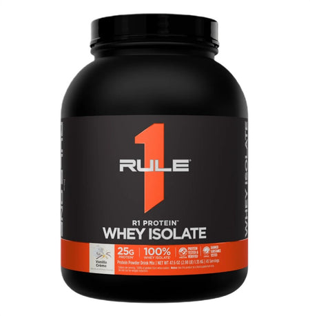 Rule One Whey Isolate, Vanilla Creme - 1350g - Lilly’s Pharmacy & Health Store